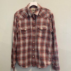Lucky Brand Collared Button Down, size Medium